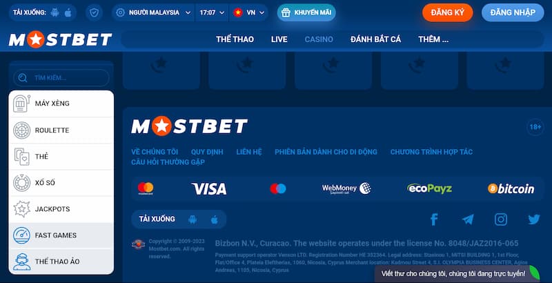 Mostbet - Top nhà cái cá cược trực tuyến công bằng nhất 2023 7 Câu Hỏi Thường Gặp