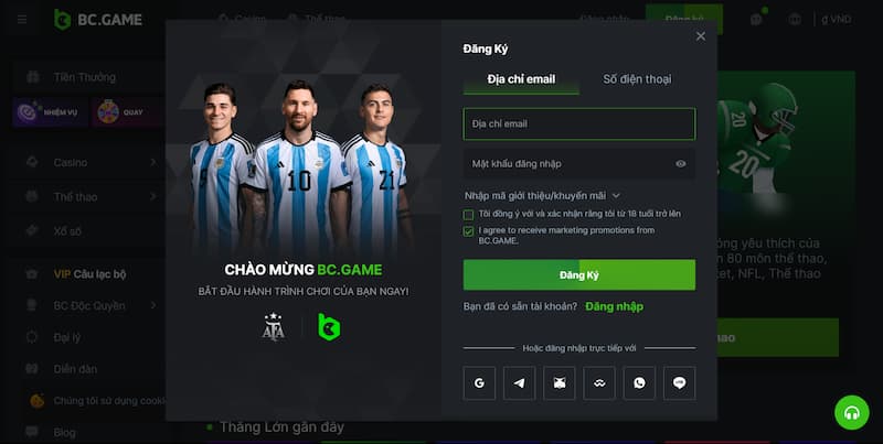 BC Game - Tổng quan về nhà cái được yêu thích nhất năm 2023 4 Hướng Dẫn Các Bước Tạo Tài Khoản Bc Game