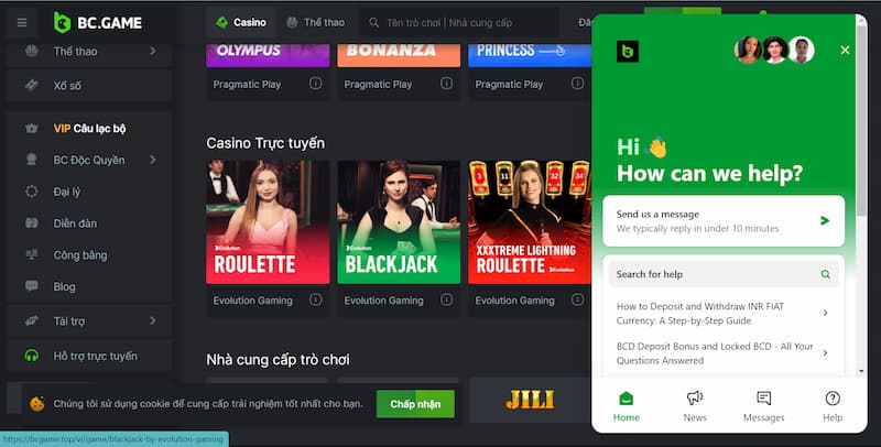 BC Game - Tổng quan về nhà cái được yêu thích nhất năm 2023 8 Thông Tin Liên Hệ