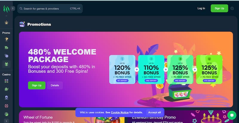 Wild.IO - Nhà cái cá cược UY TÍN và ĐẲNG CẤP nhất 2023 5 Khuyến Mãi Có Tại Nhà Cái Wild.io