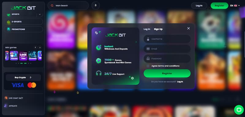 Jackbit - Nhà cái uy tín đẳng cấp nhất Việt Nam năm 2023 5 Cách Tạo Tài Khoản Jackbit